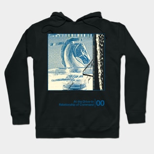 At the Drive-In - Relationship of Command / Minimal Graphic Artwork Design Hoodie